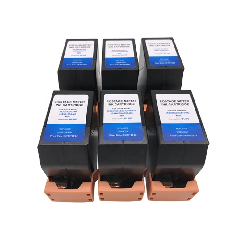 Inktpatroon met blauwe inkt (DPM) voor Quadient Neopost frankeermachine IS-480/iX-7 (BE_I950823)