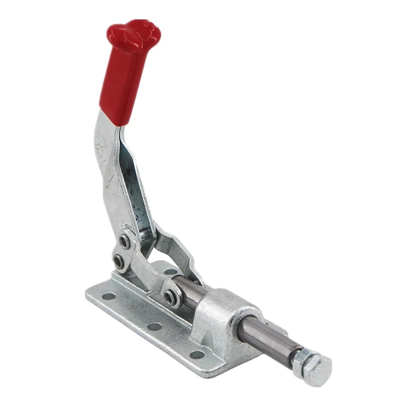 TOOLON 30607 Furniture Toggle Clamp Push Pull Clip Hand Tool With Flat Base Straight Line 41.5mm