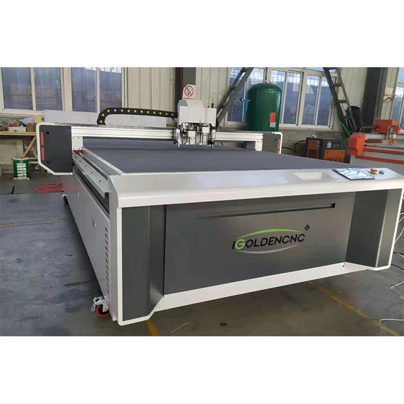 KT панель резки cnc машина 1325 Осциллирующий нож маршрутизатор с CCD камерой