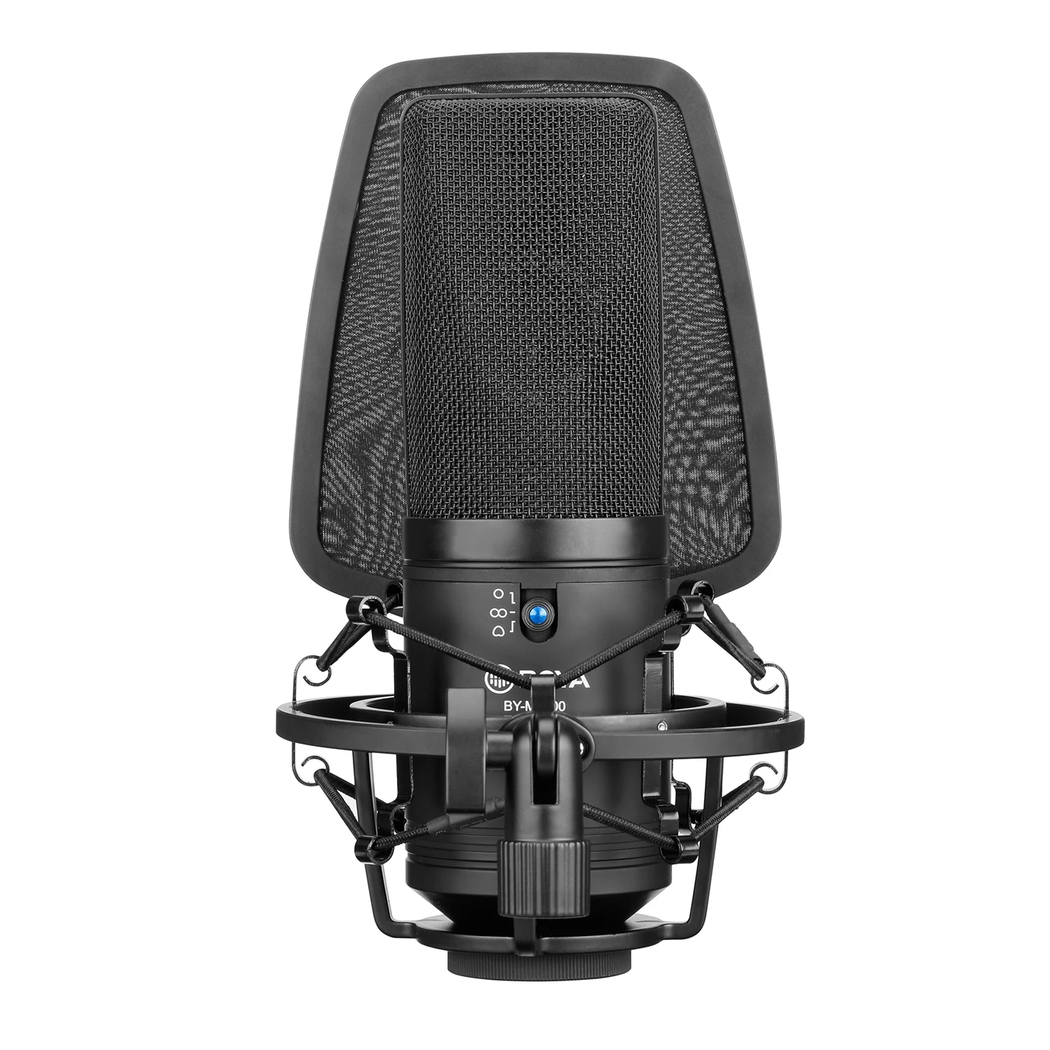 BOYA BY-M1000 Condenser Microphone Large Diaphragm Professional studio Microphone for sing video recording