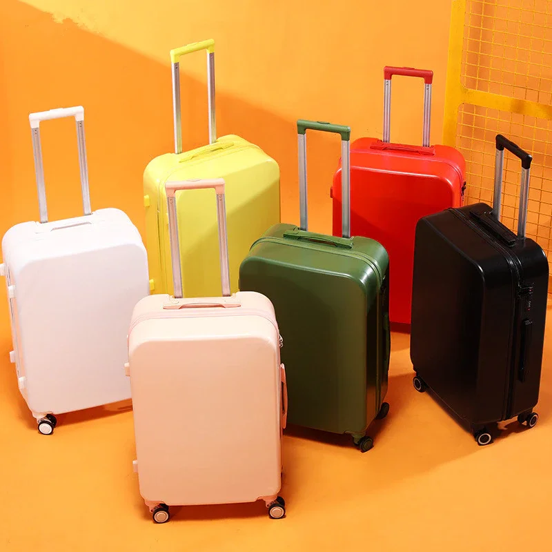 Portable Storage Design PC Hard Shell Material abs  Travelling Bags Luggage Trolley Set Suitcase