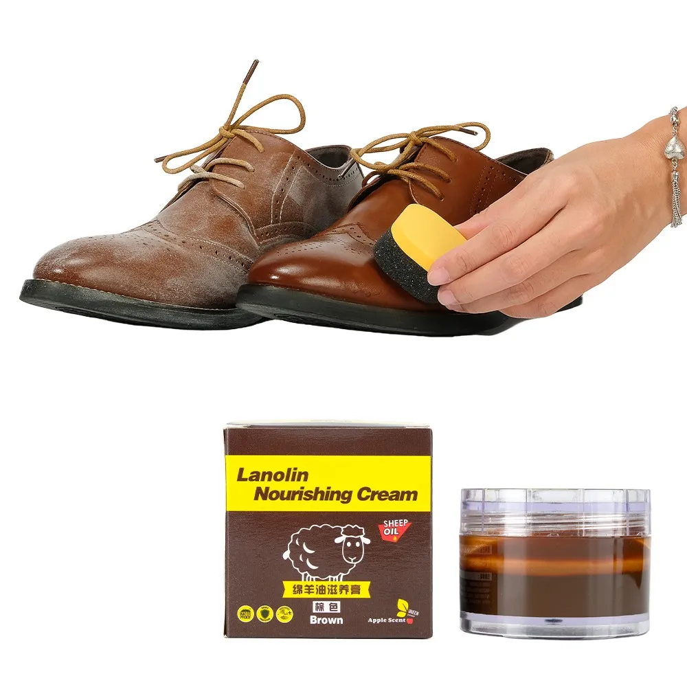 Сливочная кожа популярный завод по производству овечьего масла в Китае бренд Biaoqi крем-паста высокого качества лак для обуви 60 г тюбики