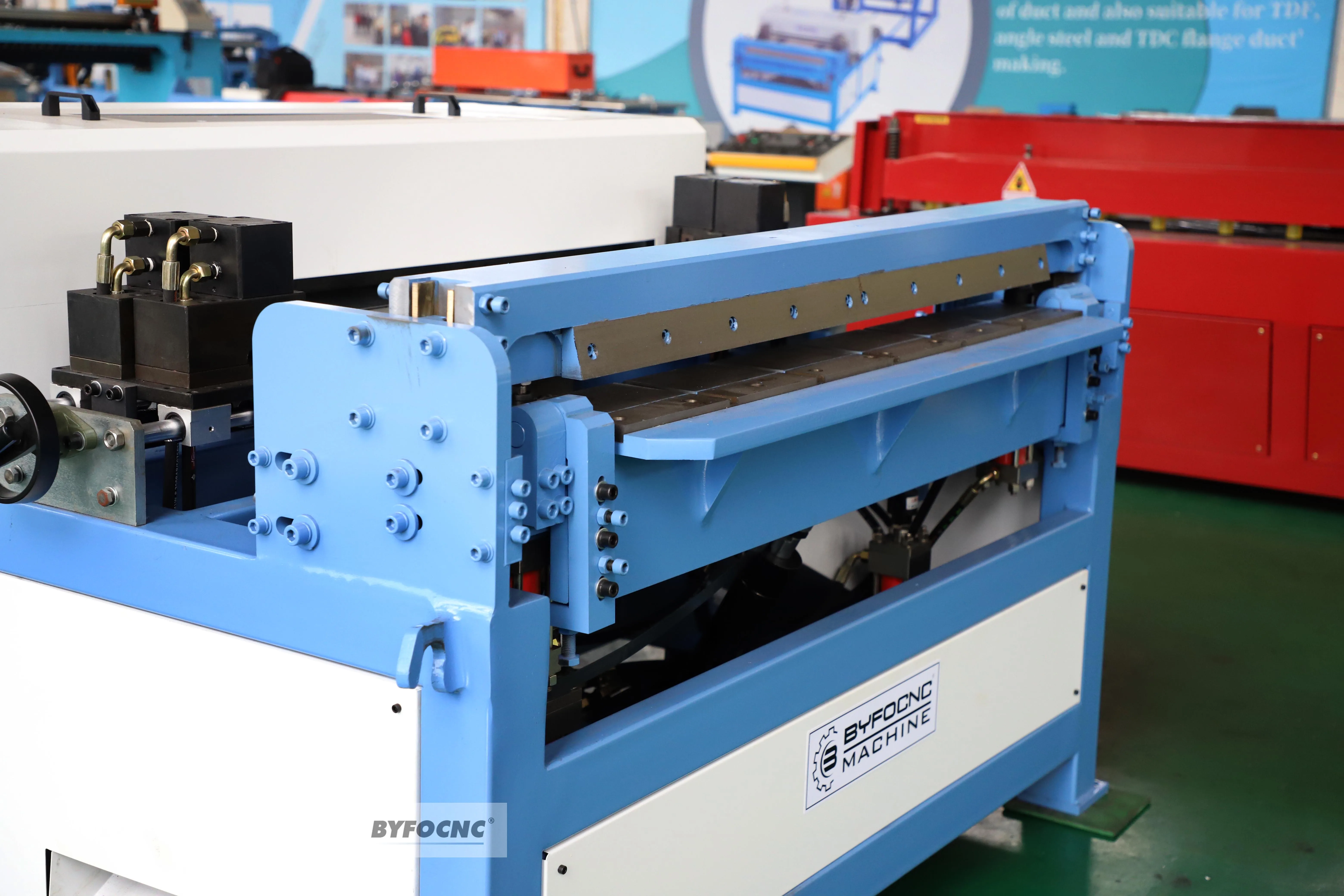 air duct forming machine auto duct line air pipe automatic hvac duct fabrication machine