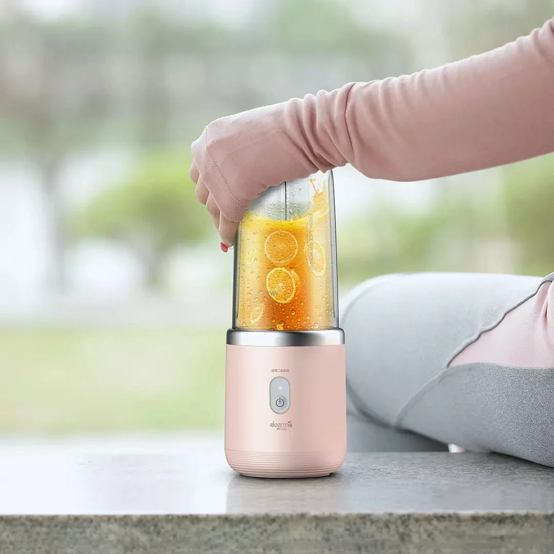  Xiaomi Youpin Deerma Беспроводная ручная соковыжималка для цитрусовых портативная автоматическая блендер миксер диспенсер
