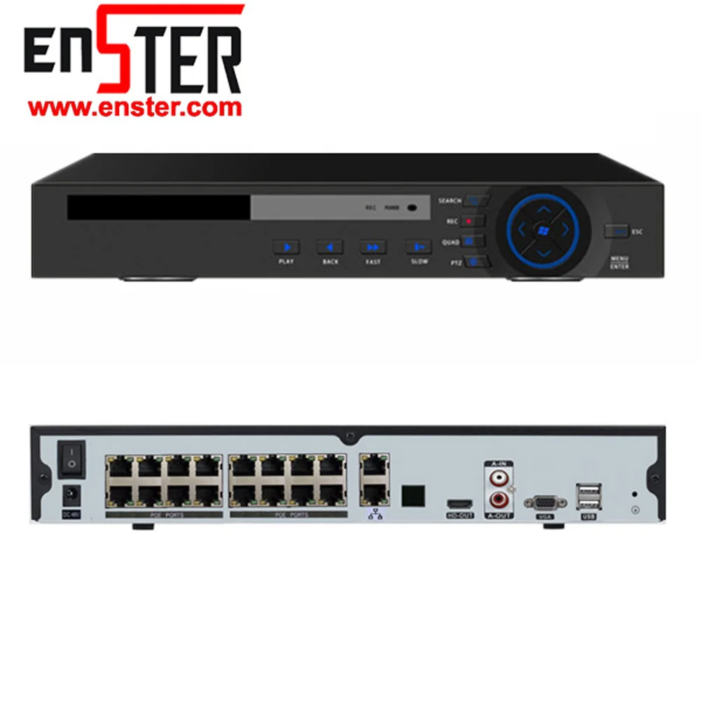  Горячая Распродажа 2021 16 каналов 8 Мп Ultra HD POE NVR Kit система видеонаблюдения сетевой