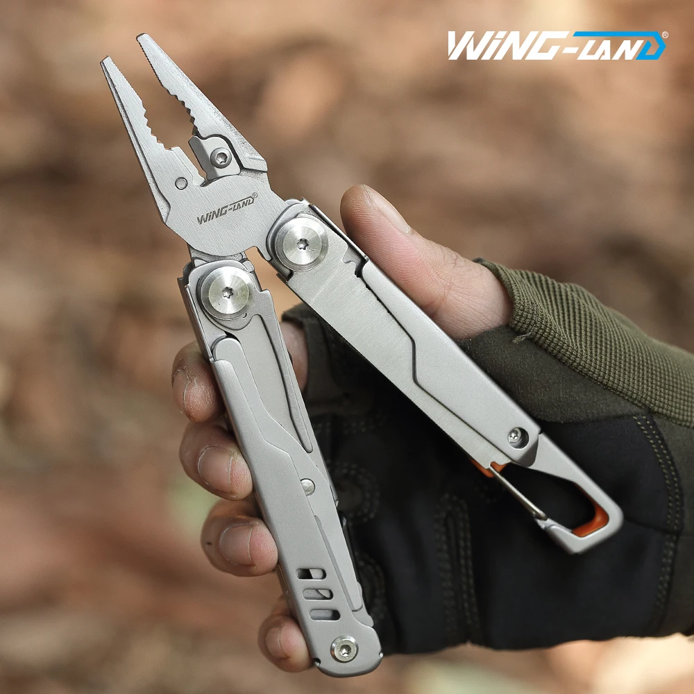 10In1 Camping Multifunction Pliers Tools Stainless Steel Folding Knife File Saw Plier Multi Tool