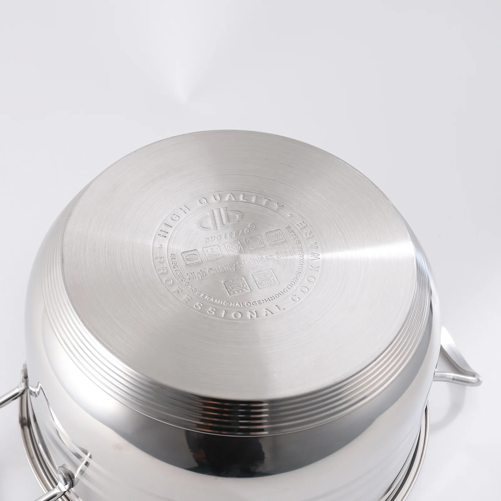 Wholesale Classic Korean Design 14/10/6 Piece Stainless Steel Kitchen Ware Set Includes Stock Pot for Cooking Milk and Soup