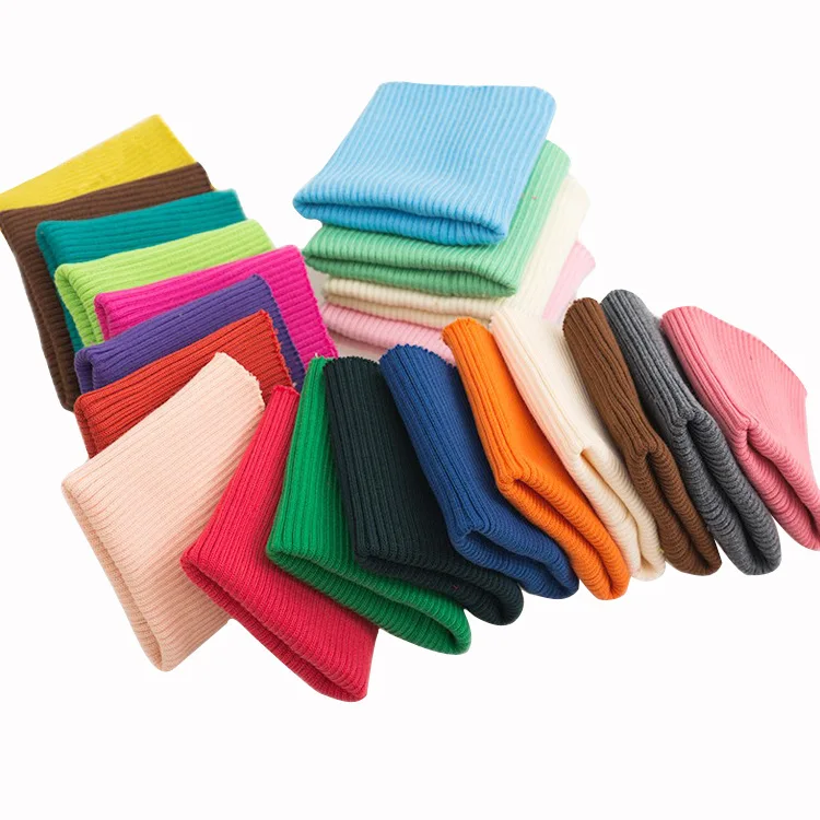 Плоская трикотажная футболка в рубчик окрашенная пряжа хлопковая поли мужская манжета на заказ для рубашек поло