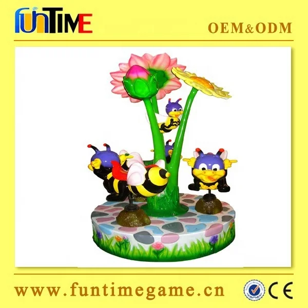 Funtime завод работающие от монет детские мини-платья; Карусель/3 мест мини-карусель для продажи/любителей механических игр детей