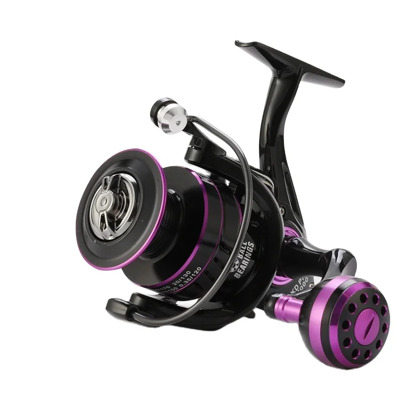 JETSHARK Max Drag 10KG Cheap Metal Fishing Reel 1 Ball Bearings5.0:1 4.7:1 Gear KD1000-6000 Spinning Reel