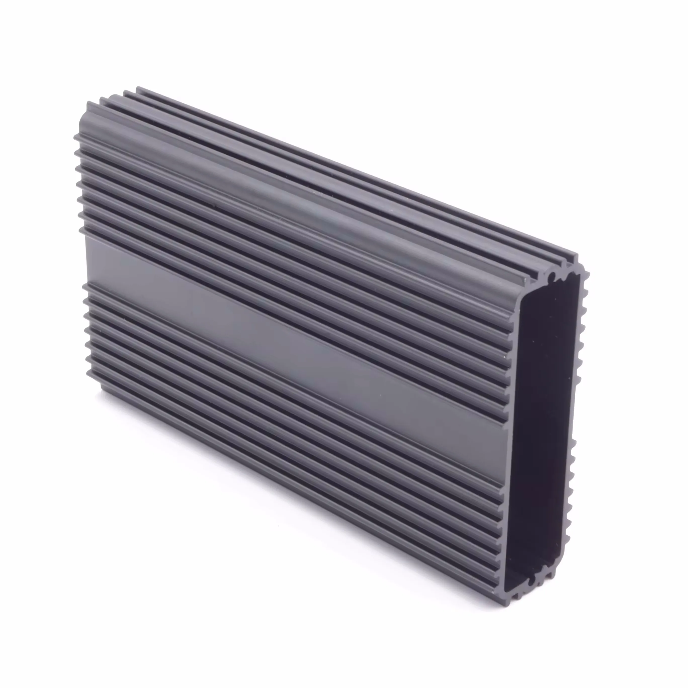 Factory Wholesale price High quality black metal stamped anodized custom aluminum extruded heat sink