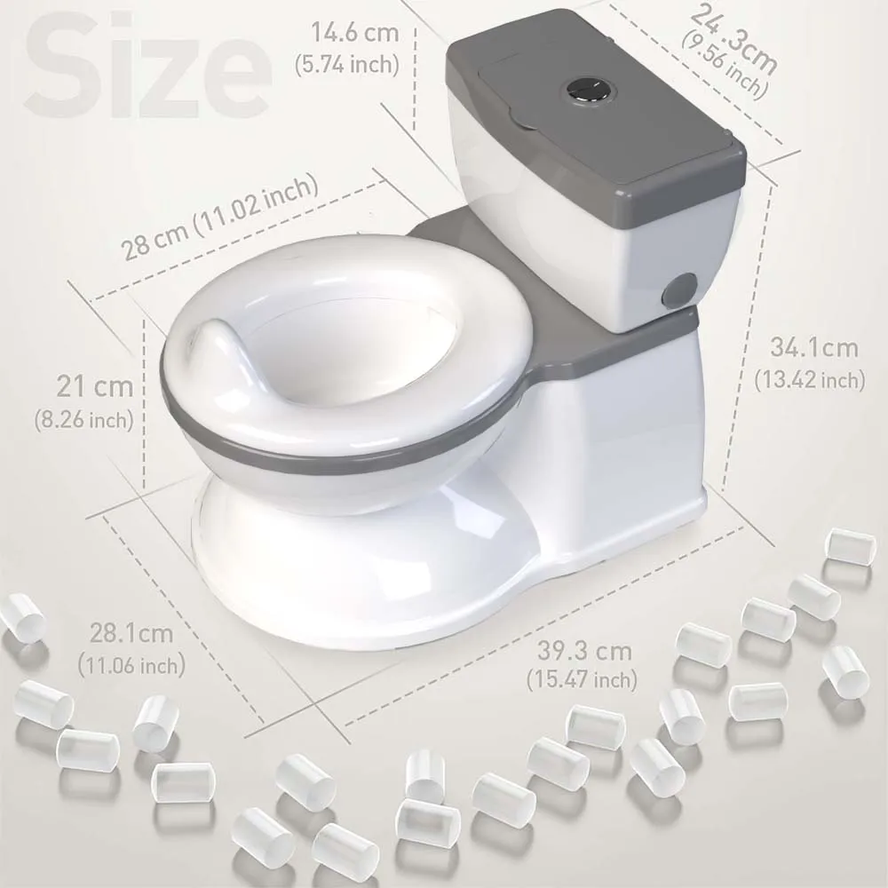 Baby Products Potty Training Toilet Kids Potty Wholesales Imitates a Real Water Flushing Sound Baby Toilet Training Supplier