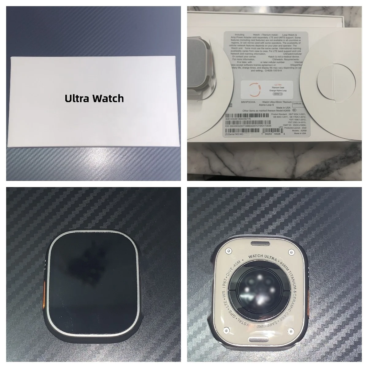 Best Original Watch Ultra Life Waterproof Smart Watch Series 8 Ultra 49mm IWO With Logo Box Watch 8 Ultra S8 Smartwatches