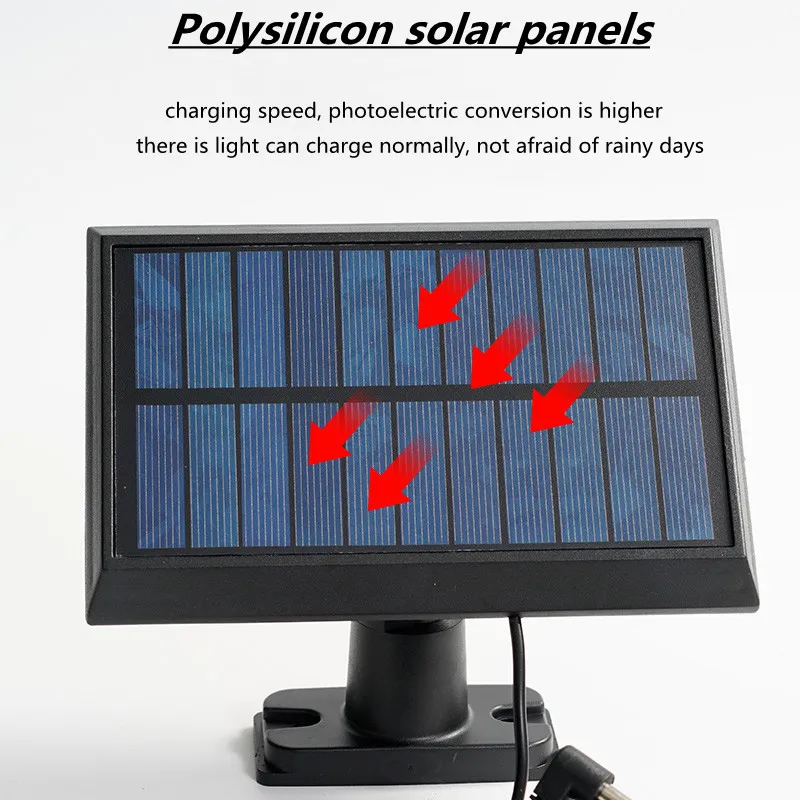 New Human Body Induction Solar Outdoor Light Solar Rechargeable LED Garden Light 3 Working Modes Solar Light