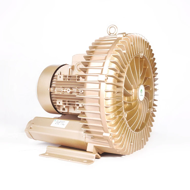  0.85kW 1.2hp Three Phase Single Stage Industrial Air Pump Side Channel Ring