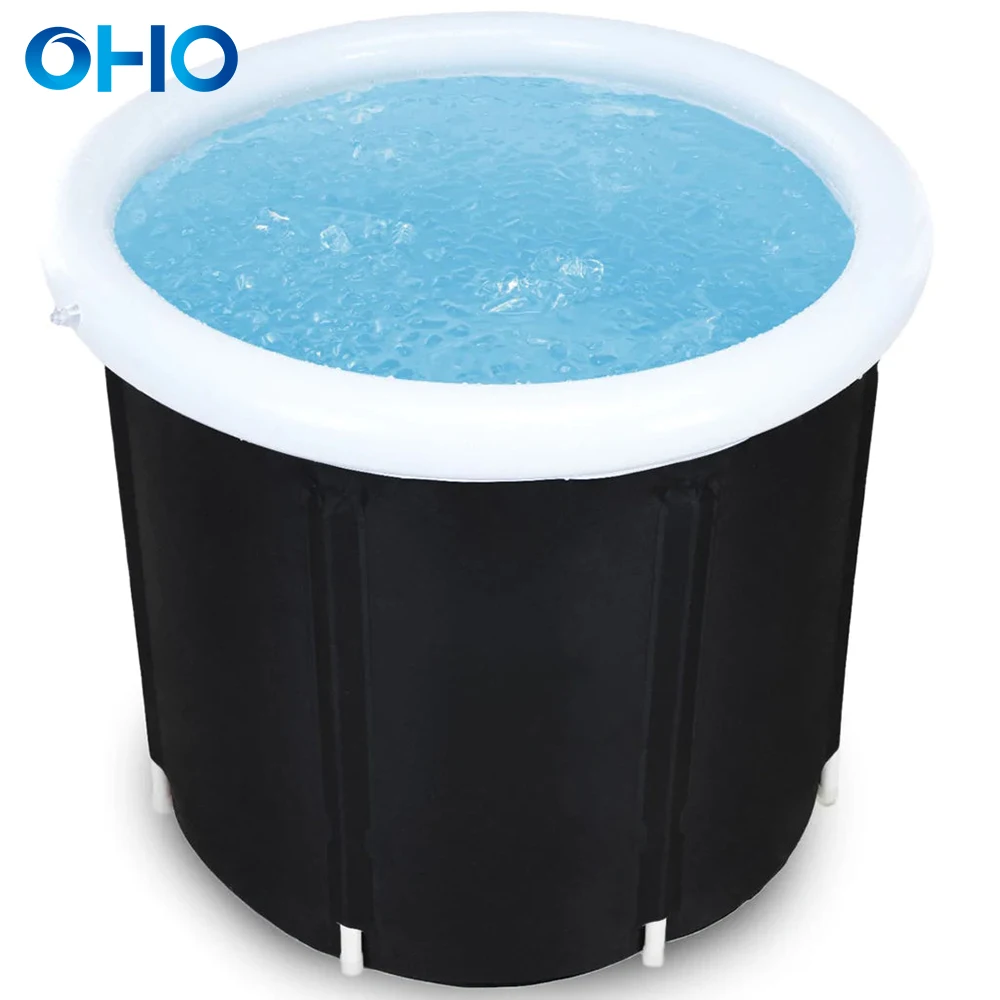 Great pool Portable Spa Pool 3/4/6 Persons Inflatable Hot Tub With Ice Bath Chiller For Sports