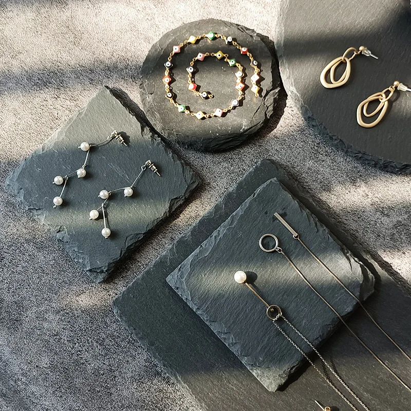 New styles Gypsum Jewelry Exhibition Shelf  Jewelry Posing Shoot Props Vintage Jewelry Display Board