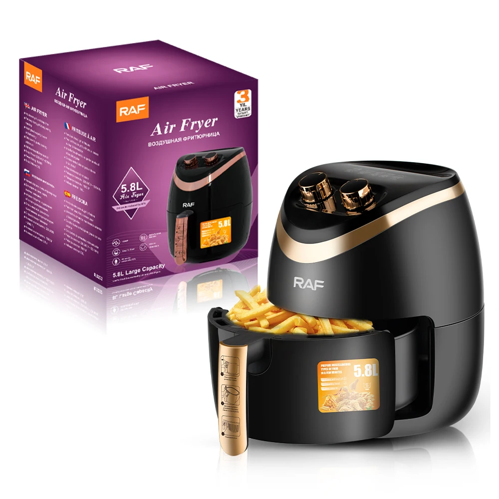 2024 new design 1500w electric deep fryers air fryers without oil