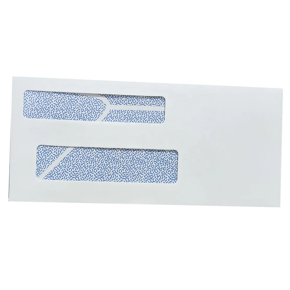 Изготовленный на заказ логотип бумажный конверт для билетов банкнот с окном