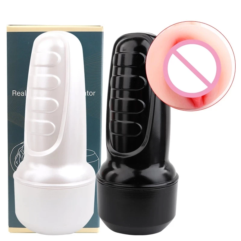 Male Masturbator Cup Realistic Artificial Vagina Real Pussy Penis Masturbation Erotic Sex  For Men Sexy Shop
