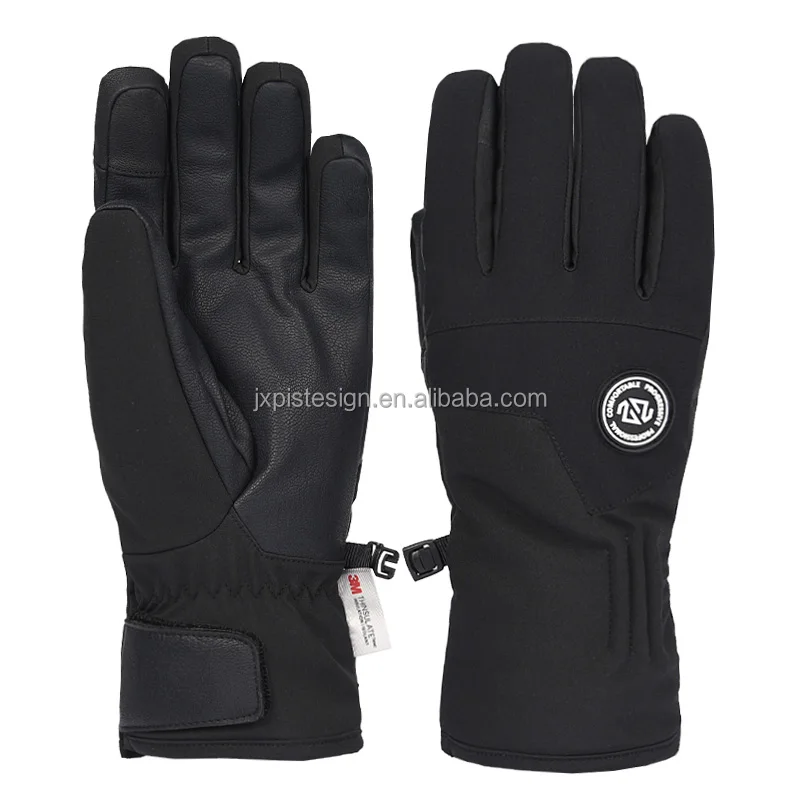 Ski Gloves Waterproof 3M Thinsulate, Breathable Snowboard Gloves  Touchscreen,Insulated Fleece Snow glove for Men Women