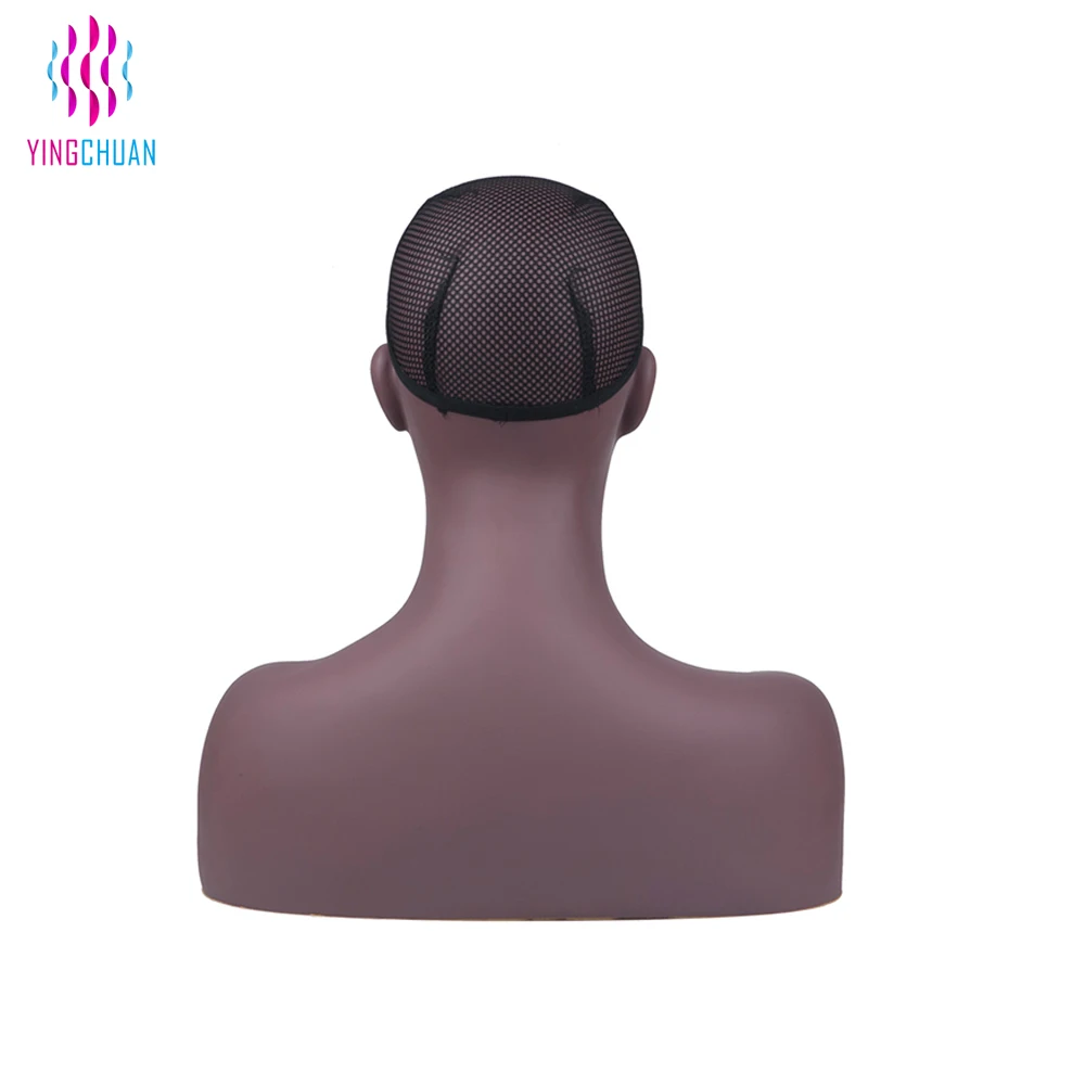 PVC female wig display mannequin