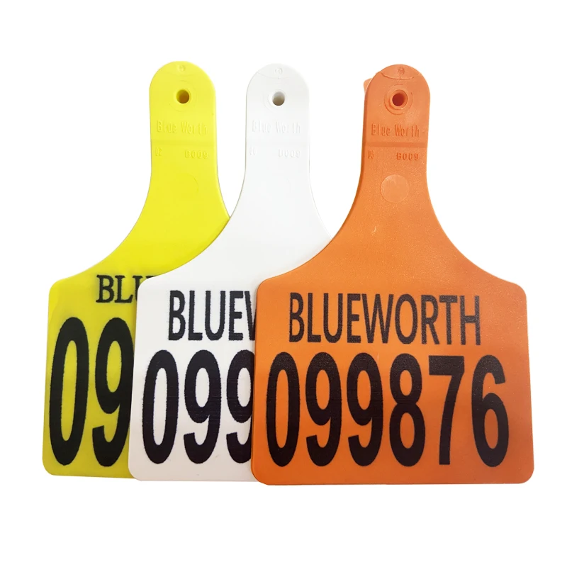 Новые печатные чернила коровьи Ушные бирки цельная бирка более темные черные