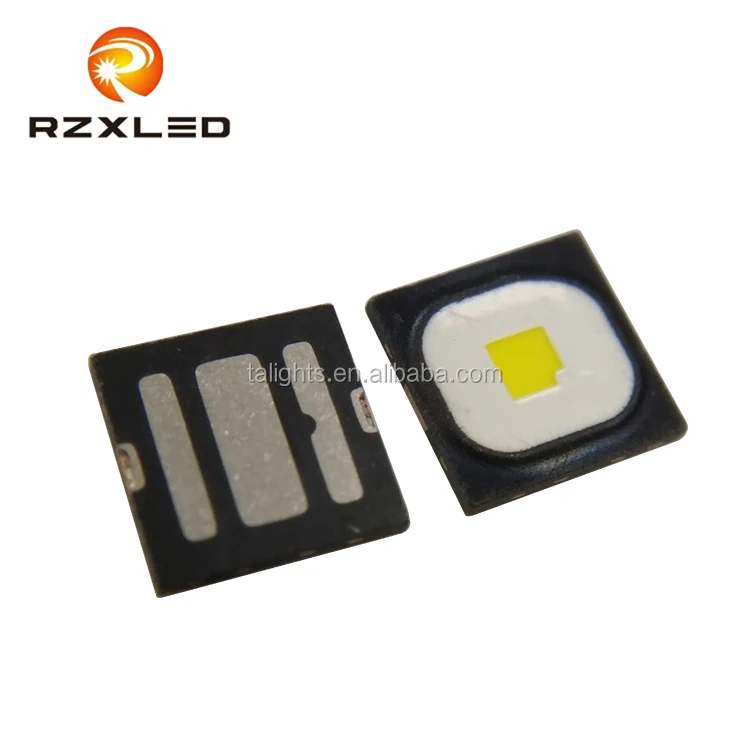 High Power 5W 3535 LED Black Flat LUW Red 620nm 630nm Yellow 588nm 590nm 593nm 595nm 5W Amber Diode For Car Bulb