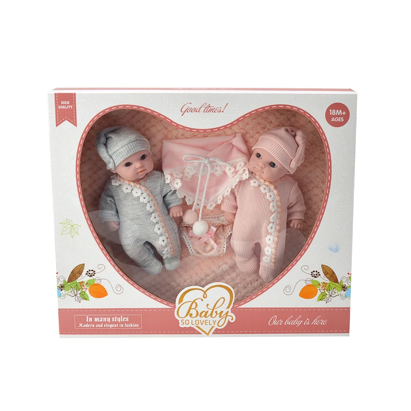 8 Inch Weighted Alive Doll Toys Real Looking Vinyl Reborn Baby Dolls For Girls Age 18M+