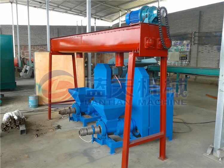 
Wood sawdust charcoal briquette making compress machine 