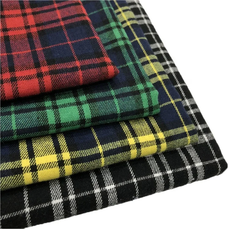 Wholesale Yarn Dyed 100% Cotton Chambray Fabric yarn dyed check fabric