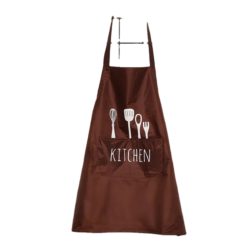 PVC Waterproof  Apron  Creative Oil-proof And Anti-fouling Restaurant Work Clothes Kitchen Sleeveless Apron