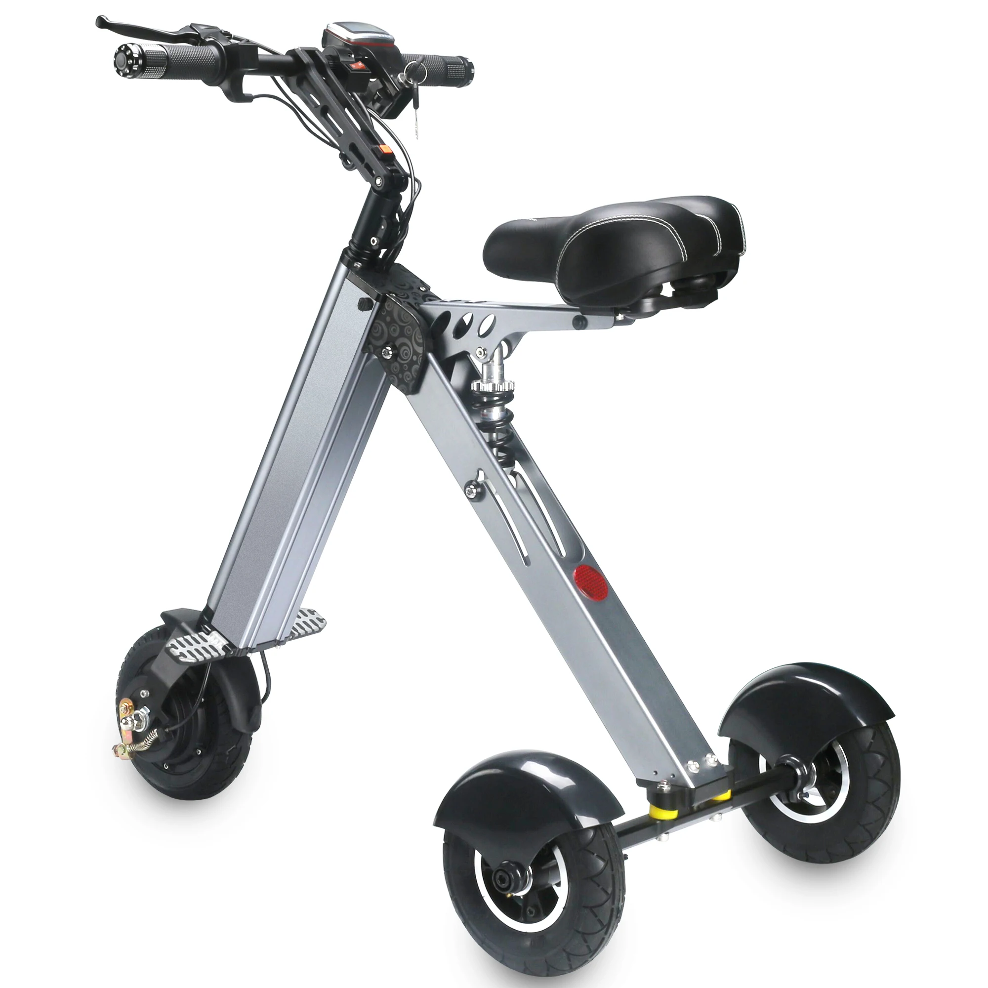 TopMate ES31 Foldable Electric Scooter Mini Tricycle, Electric Mobility Scooter with Reverse Function and Screen Display