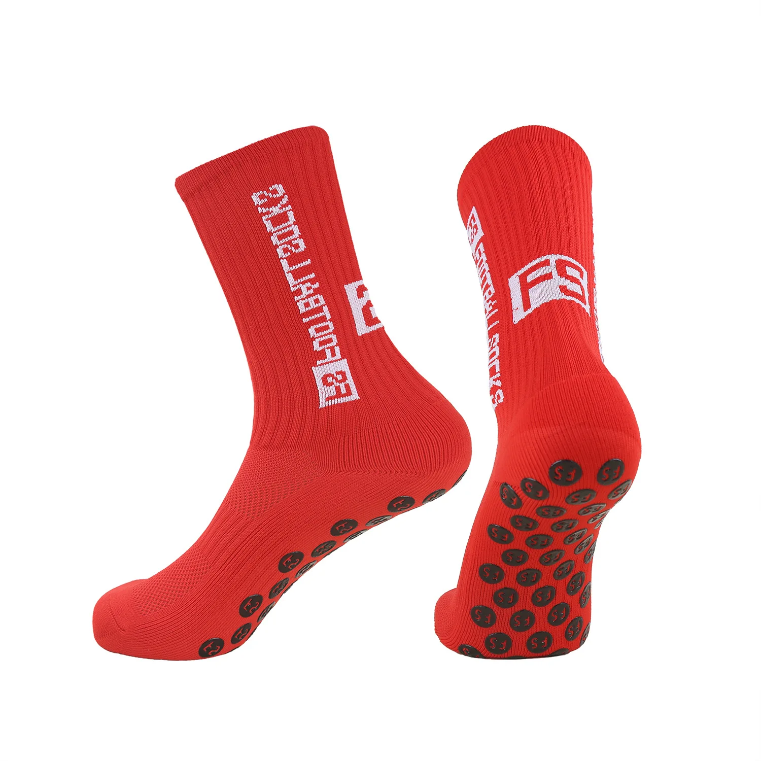 OEM Manufacture non slip soccer sock custom design anti slip soccer grip socks with logo