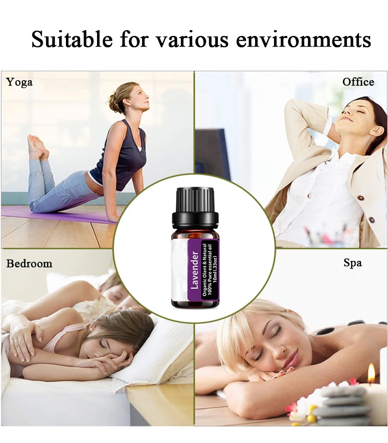100% Natural Aromatherapy Pure Essential Oils Private Label Therapeutic Grade Lavender Sandalwood Fragrance Essential Oil