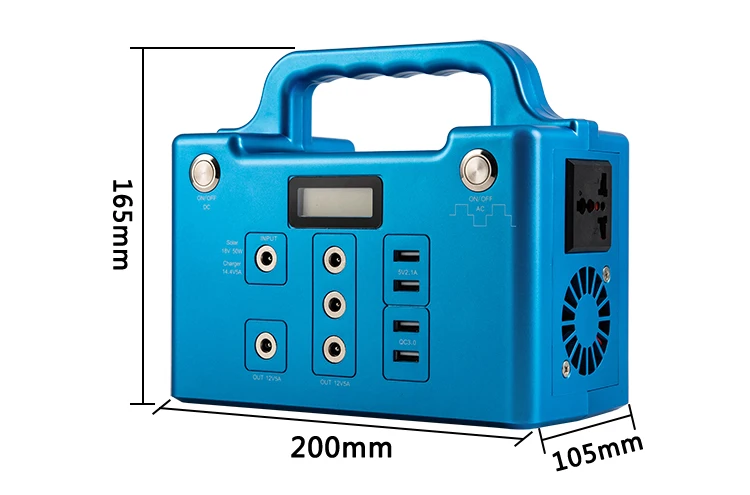 12000mah Portable Power Station Lipo Battery Supply For Cpap Outdoors Camping Travel Hunting Emergency Power Station
