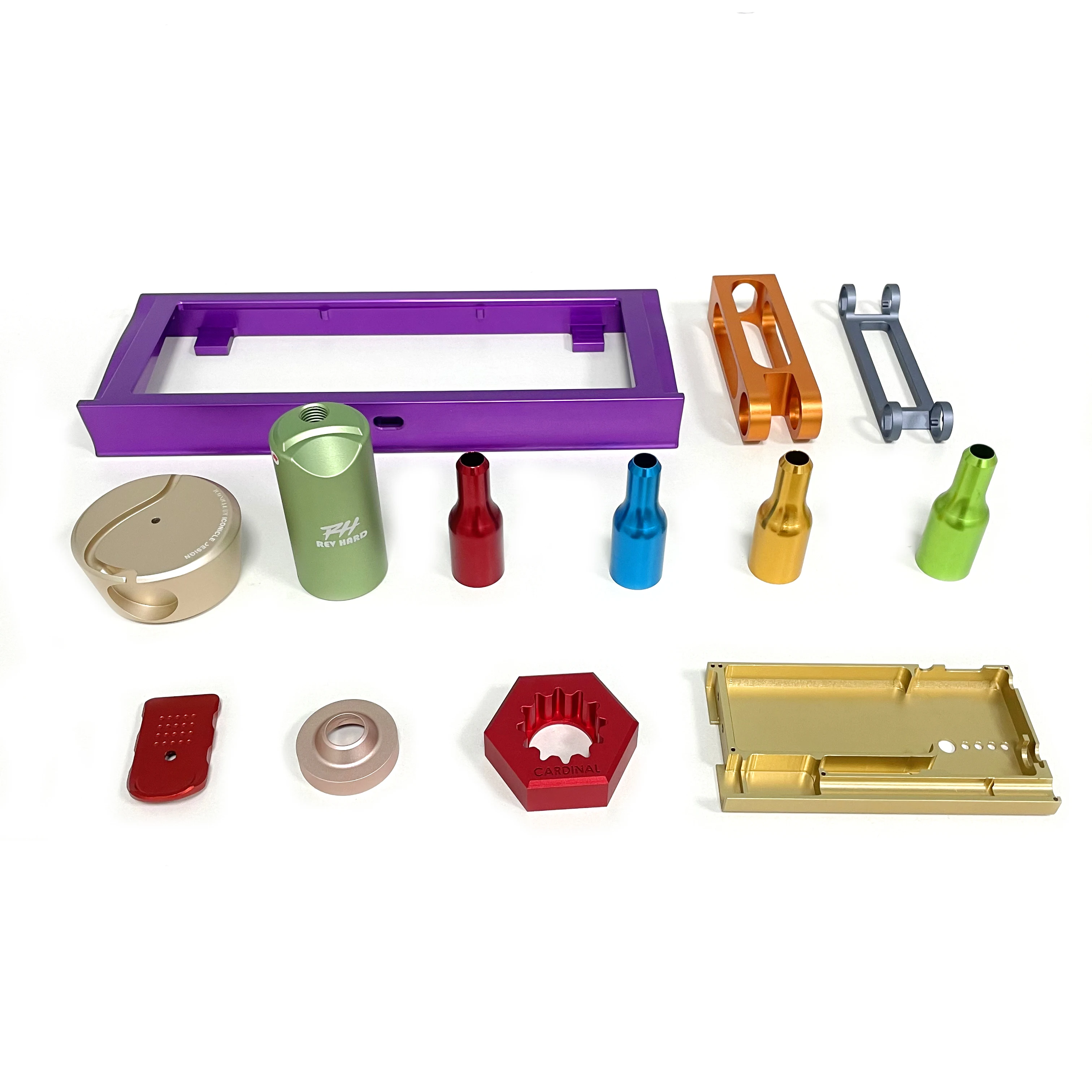 Custom Anodizing Color CNC Machining Aluminum Parts Precision Anodized Aluminum CNC Machined Metal Parts