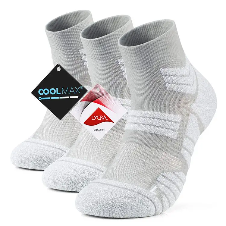 Wholesale Sweat-absorbent Breathable Practical Fitness Sports Elite Coolmax Seamless Running Socks