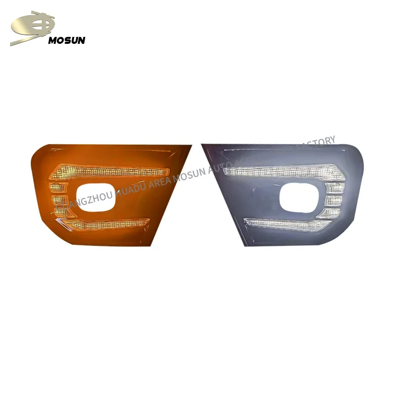 Daytime Running Light DRL with yellow white LED lamp Car Accessories for FORD RANGER WILDTRANK T9 2023 turn signal light