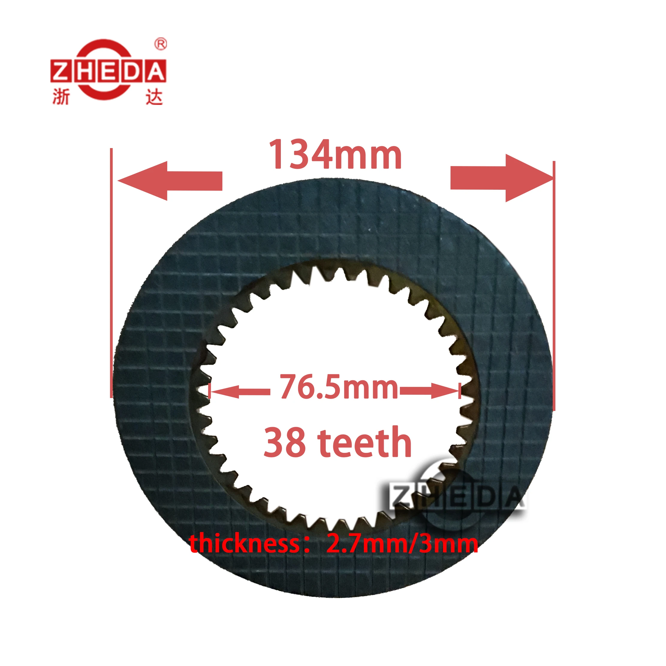 Forklift Spare Parts Friction Plate  15943-82462,YQX100-065 for FD50-100Z7  5-10TON  tcm  Forklift truck