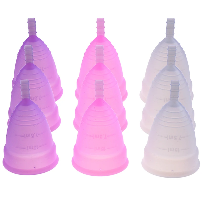 Reusable Medical Grade Silicone Women Organic Wholesale Menstrual Period Cup Feminine Copa Menstrual cup for women