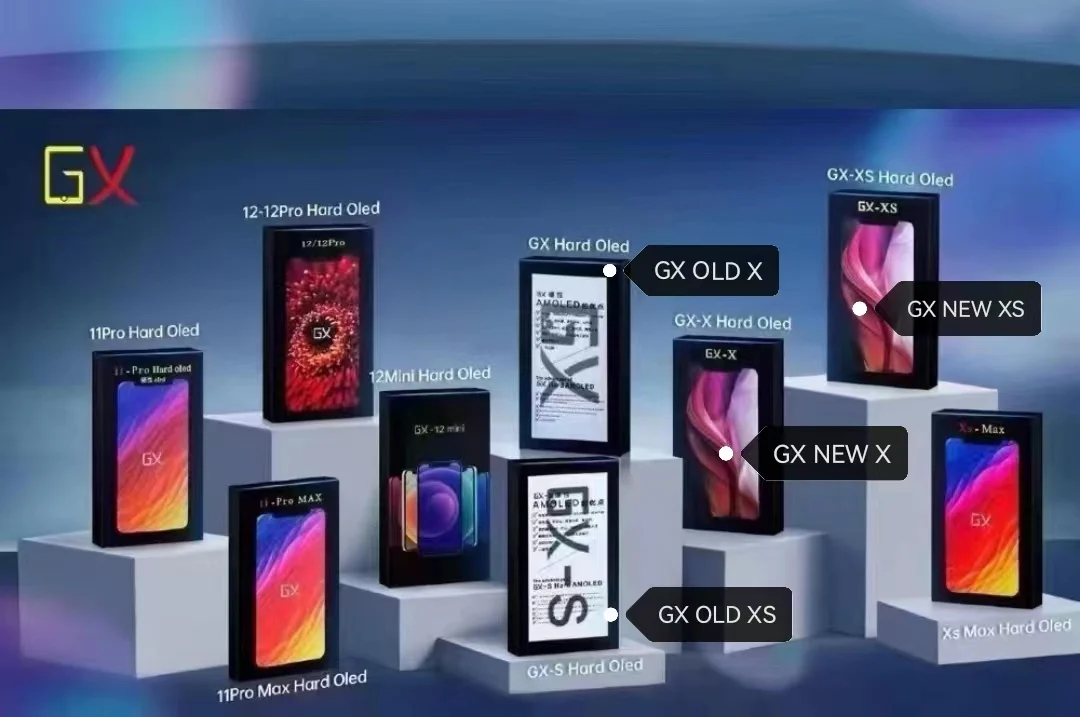 GX Oled Lcd Manufacturer Smartphone Touch Lcd Screen Replacement For Iphone Lcd 12 13 Pro Max 12 13 Display