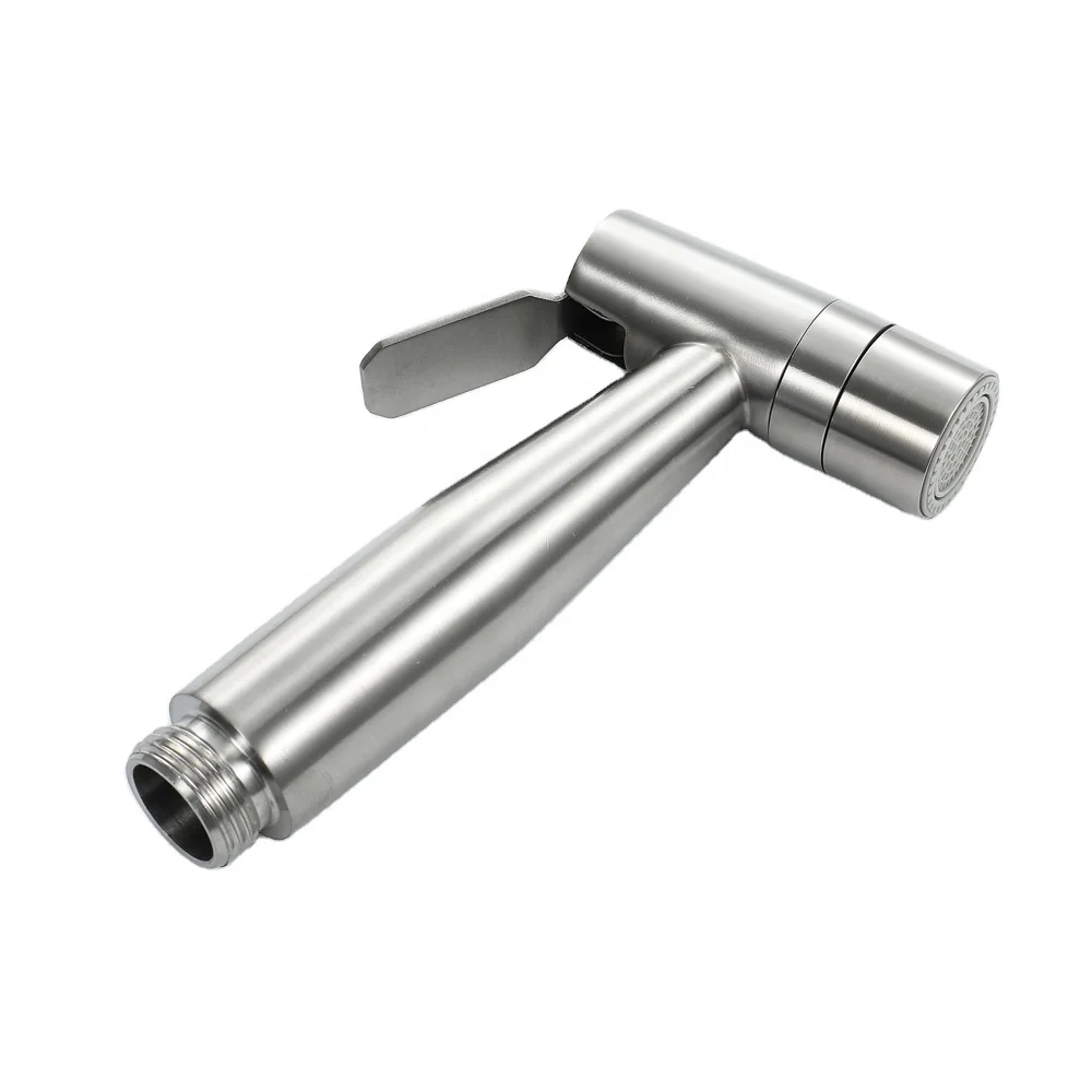 
Stainless Steel Bidet Handheld Sprayer, Toilet Hose Sprayers Kit With Brushed Nickel Finish 