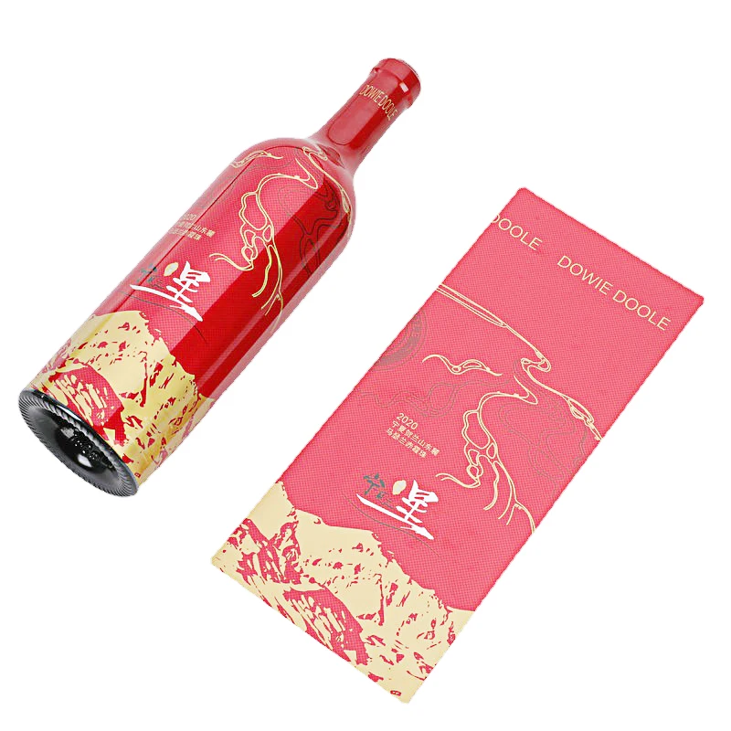 Customized pvc pet heat shrink sleeve labels for bottles Waterproof shrink wrap labels for cans beers juices beverages