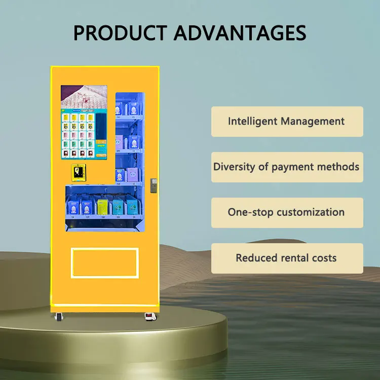 Top Seller packaged foods vending machines small vending machine bottled perfume vending machine 2024