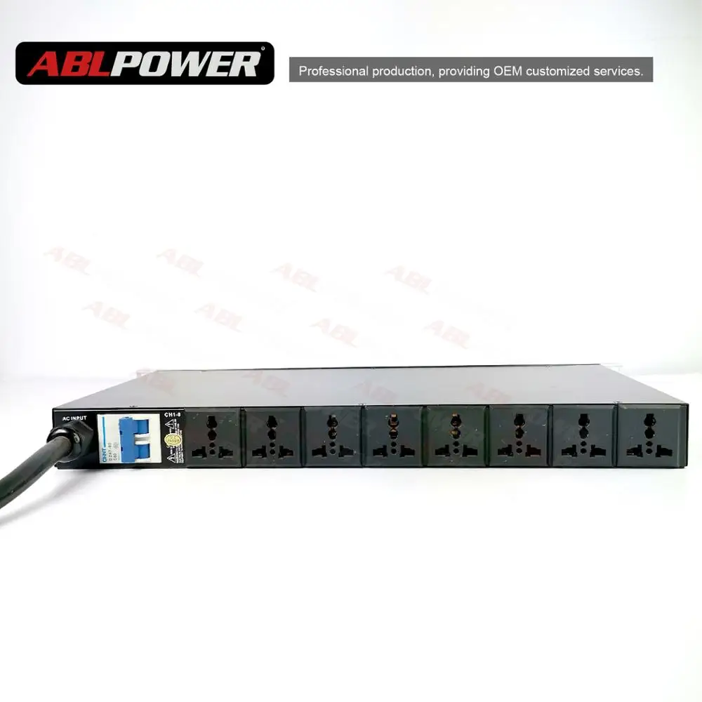 High power sequence box sound system dj equipment power supply sequencer 8 channels