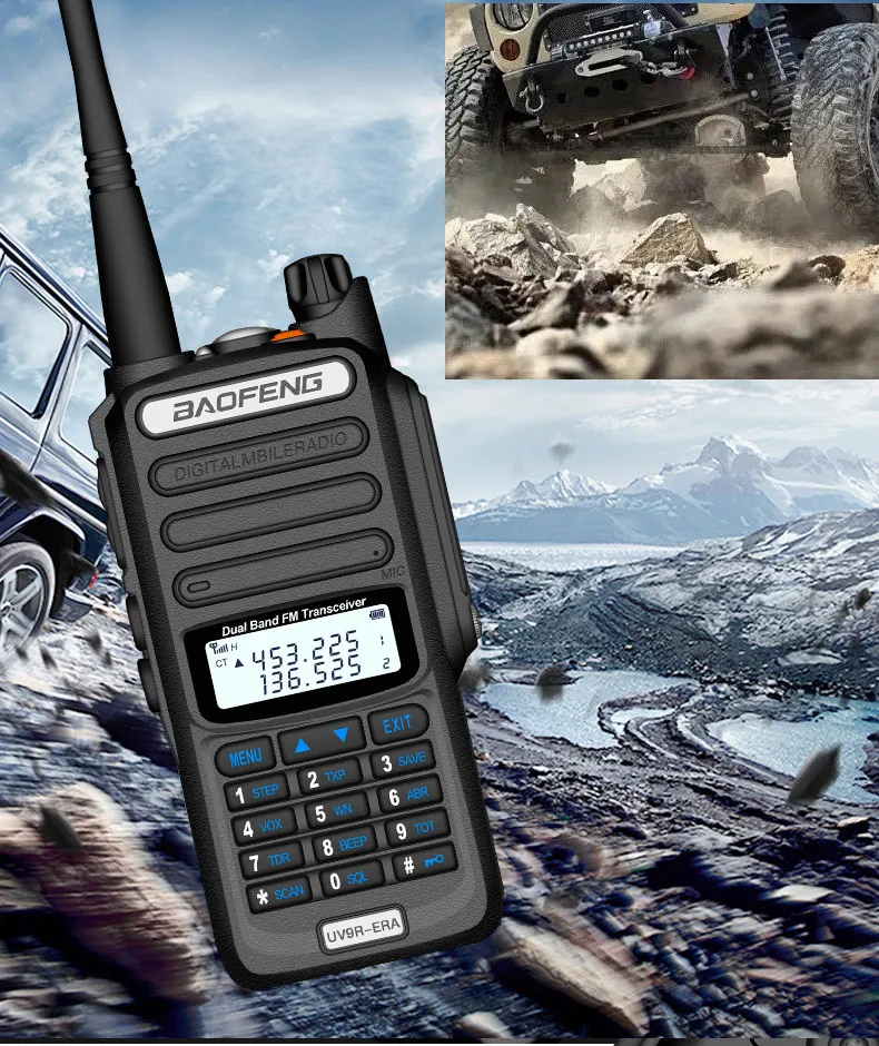 Global Walkie Talkie support 50km long talk distance UHF400-470MHz Walkie Talkie Support for ArmyMili-tary Business OEM