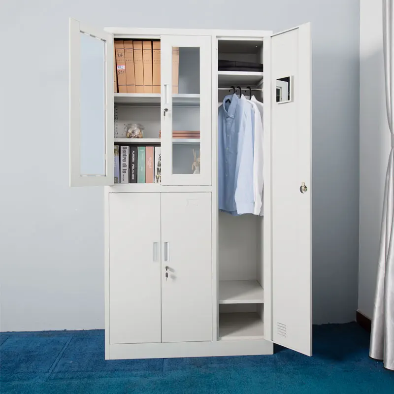 Wholesale custom Steel office Home furniture suitable for student library use file storage cabinet book display cabinet