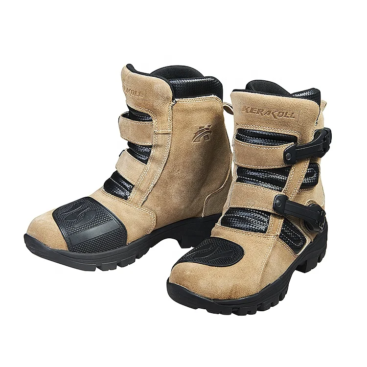 DUHAN Sport Style Hard Sole Moto Travel Boots Leather Motorcycle Boots Motorcycle Riding Shoes For Riders