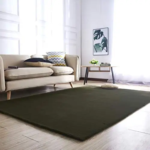 Factory Supply All sizes soft rabbit fur style fluffy Carpet faux sheepskin Floor rug for home bedroom area decoration